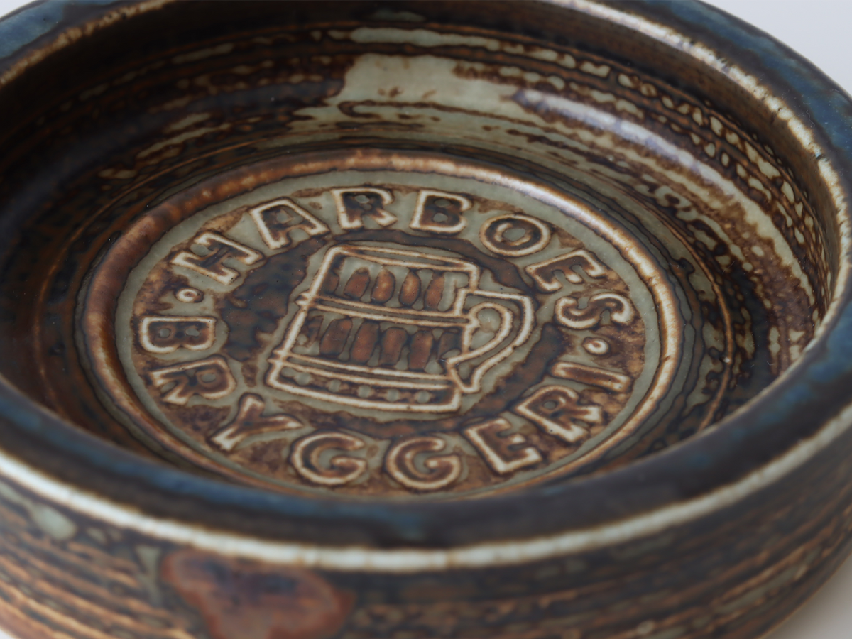 Royal Copenhagen（ロイヤルコペンハーゲン） Harboe Bryggeri 丸皿 ｜ 北欧ヴィンテージ デンマーク