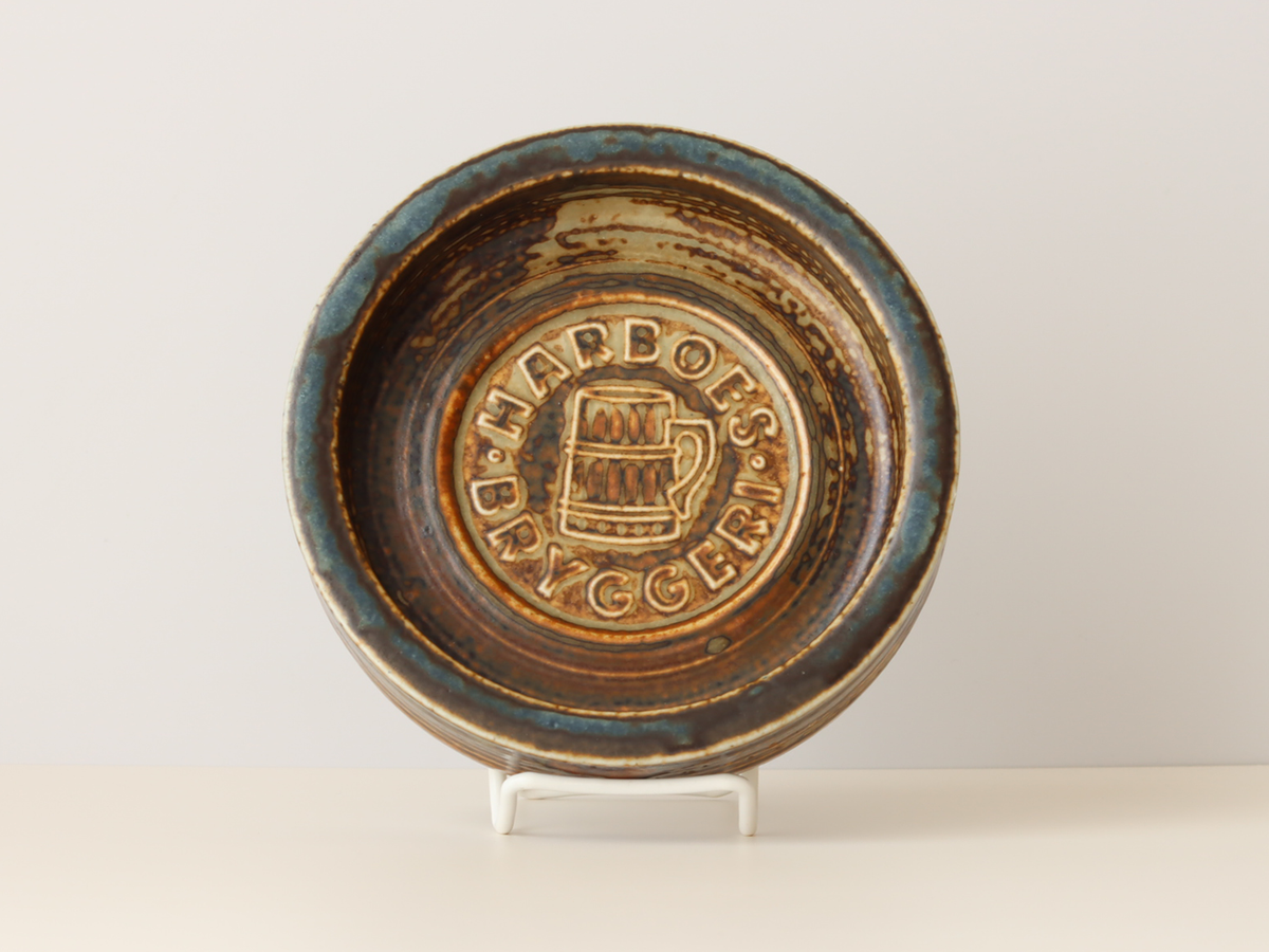 Royal Copenhagen（ロイヤルコペンハーゲン） Harboe Bryggeri 丸皿 ｜ 北欧ヴィンテージ デンマーク
