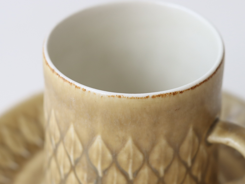 Jens.H.Quistgaard（イェンス・クイストゴー） Relief コーヒーカップ&ソーサー ｜ 北欧ヴィンテージ デンマーク