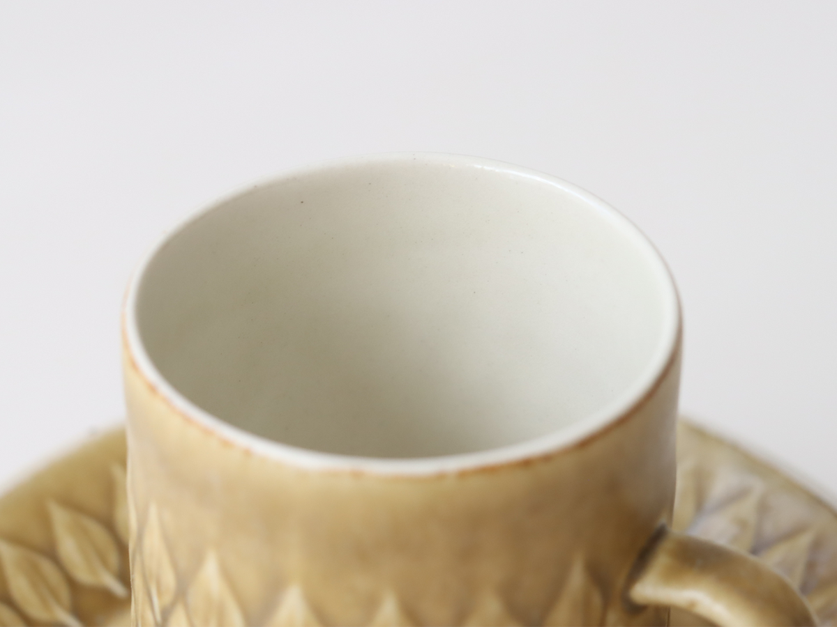 Jens.H.Quistgaard（イェンス・クイストゴー） Relief コーヒーカップ&ソーサー ｜ 北欧ヴィンテージ デンマーク
