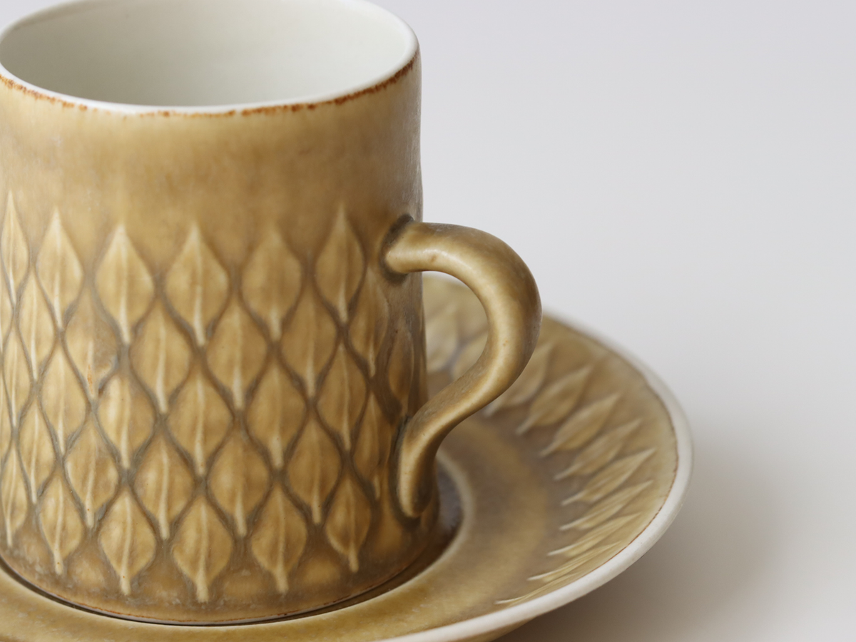 Jens.H.Quistgaard（イェンス・クイストゴー） Relief コーヒーカップ&ソーサー ｜ 北欧ヴィンテージ デンマーク