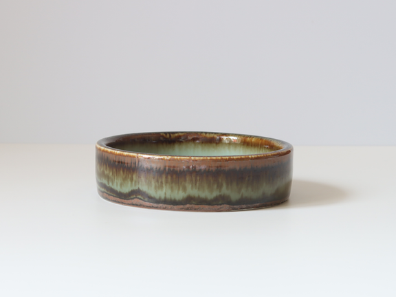 北欧ヴィンテージ】Søholm スーホルム お花 ブラウン ボウル