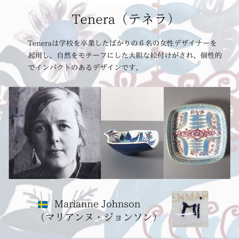 Royal copenhagen （ロイヤルコペンハーゲン） Tenera （テネラ）square plate │ 北欧ヴィンテージ デンマーク 食器 プレート 陶磁器