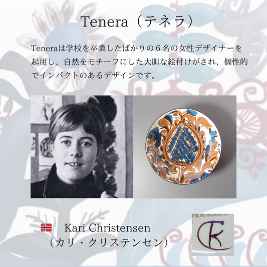 【北欧 ヴィンテージ】Royal copenhagen （ロイヤルコペンハーゲン） Tenera （テネラ） plate