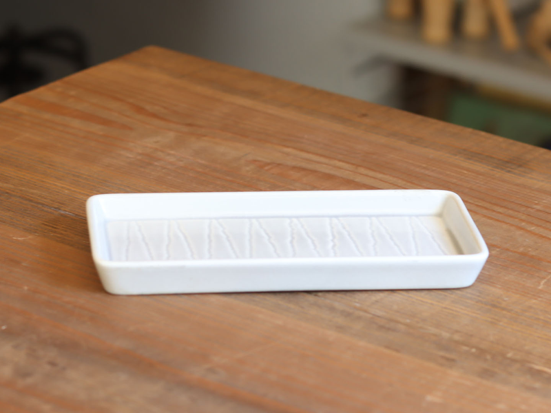 Aluminia A/S Dansk Gasbeton トレイ 灰色 陶磁器 北欧ヴィンテージ デンマーク
