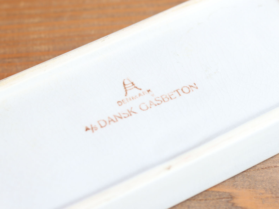 A/s DANSK GASBETON DENMARK バックスタンプ 刻印