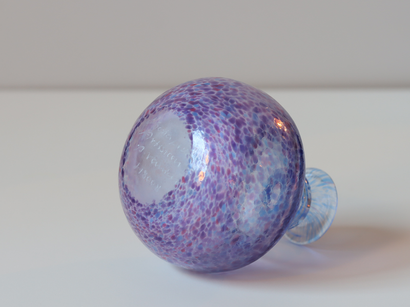 Kosta Boda（コスタ・ボダ） Antikva パープルブルー ボトル H6 / Bertil Vallien ｜ 北欧ヴィンテージ スウェーデン