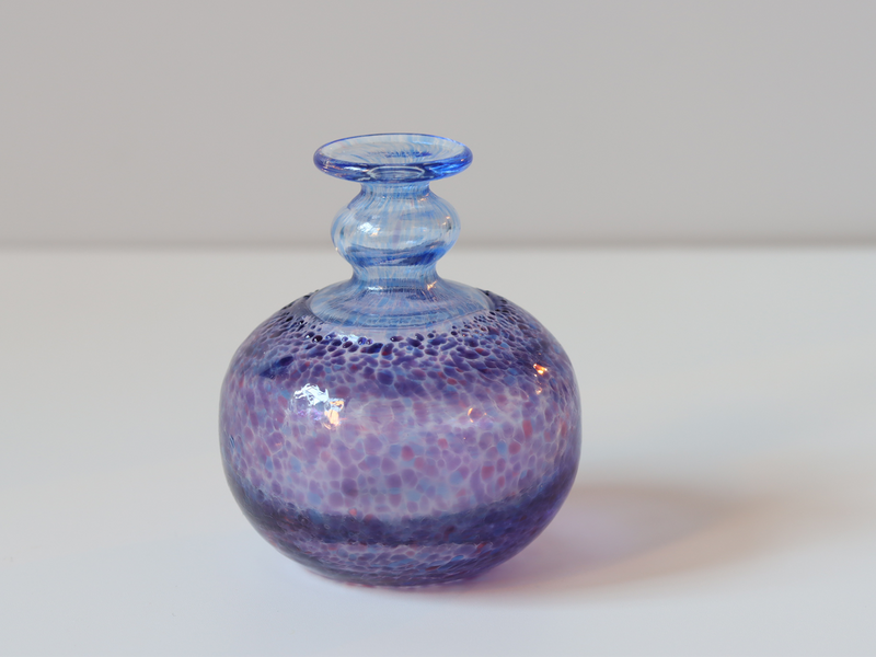 Kosta Boda（コスタ・ボダ） Antikva パープルブルー ボトル H6 / Bertil Vallien ｜ 北欧ヴィンテージ スウェーデン