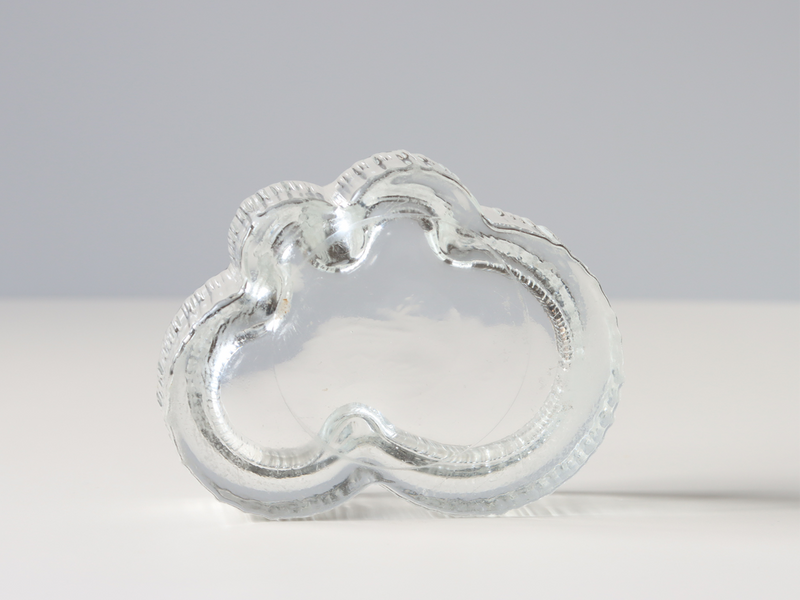 Arabia（アラビア） Cumulus ガラスディッシュ / Markku Salo ｜ 北欧ヴィンテージ フィンランド