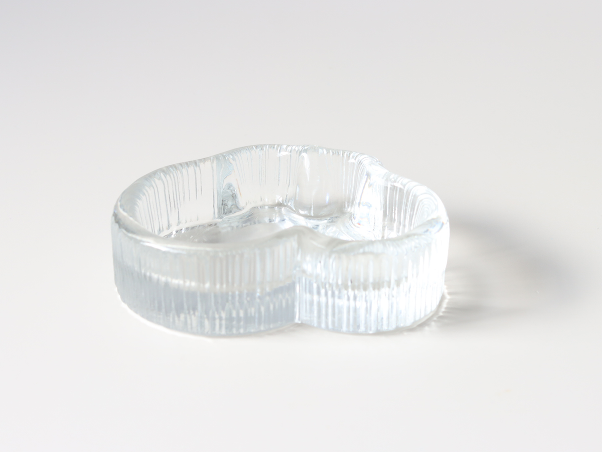 Arabia（アラビア） Cumulus ガラスディッシュ / Markku Salo ｜ 北欧ヴィンテージ フィンランド