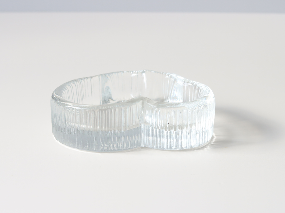 Arabia（アラビア） Cumulus ガラスディッシュ / Markku Salo ｜ 北欧ヴィンテージ フィンランド