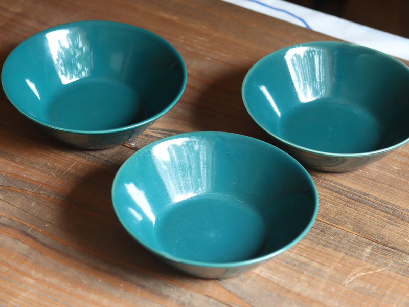 Arabia Kilta Bowl 15cm Green / Kaj Franck｜FINLAND
