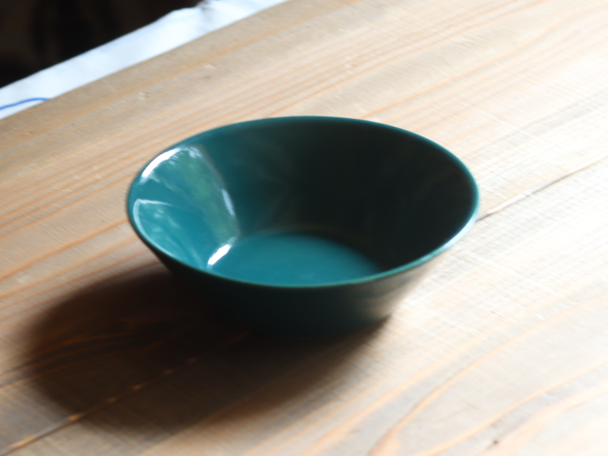 Arabia Kilta Bowl 15cm Green / Kaj Franck｜FINLAND