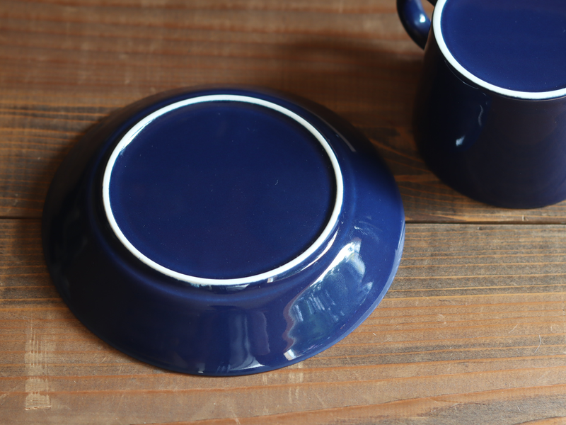 Arabia Teema Tea Cup & Saucer Blue / Kaj Franck｜FINLAND