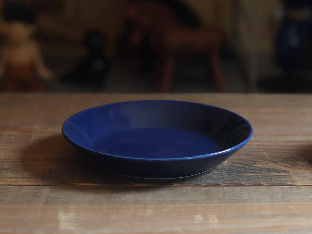 Arabia Teema Tea Cup & Saucer Blue / Kaj Franck｜FINLAND