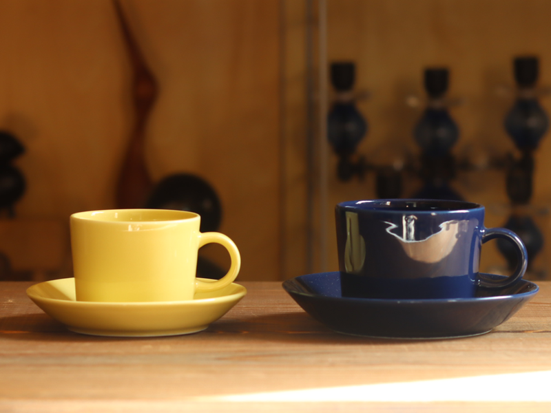 Arabia Teema Tea Cup & Saucer Blue / Kaj Franck｜FINLAND