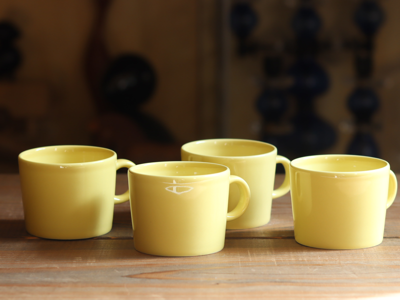 Arabia Teema Coffee Cup 1.5dl Yellow / Kaj Franck｜FINLAND