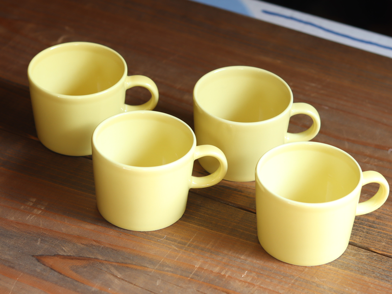 Arabia Teema Coffee Cup 1.5dl Yellow / Kaj Franck｜FINLAND