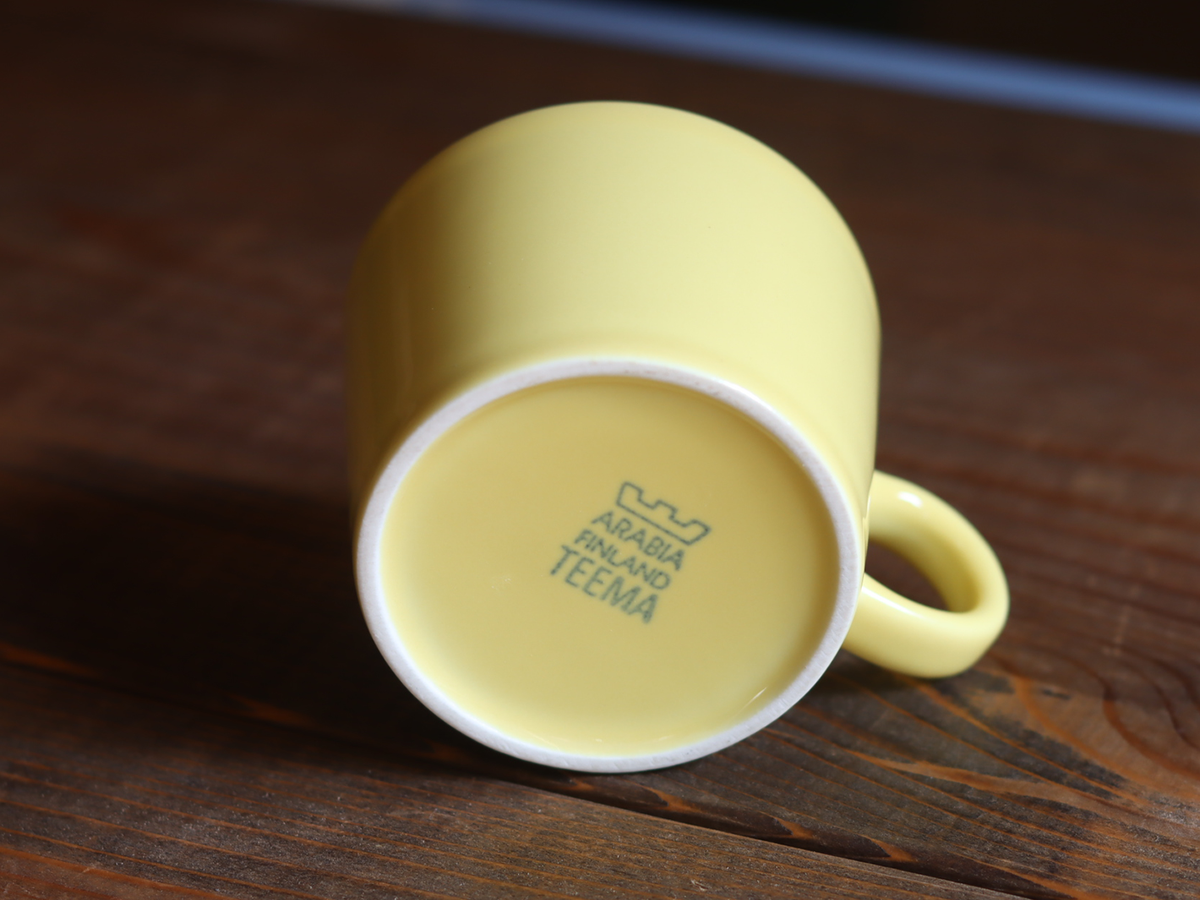 Arabia Teema Coffee Cup 1.5dl Yellow / Kaj Franck｜FINLAND