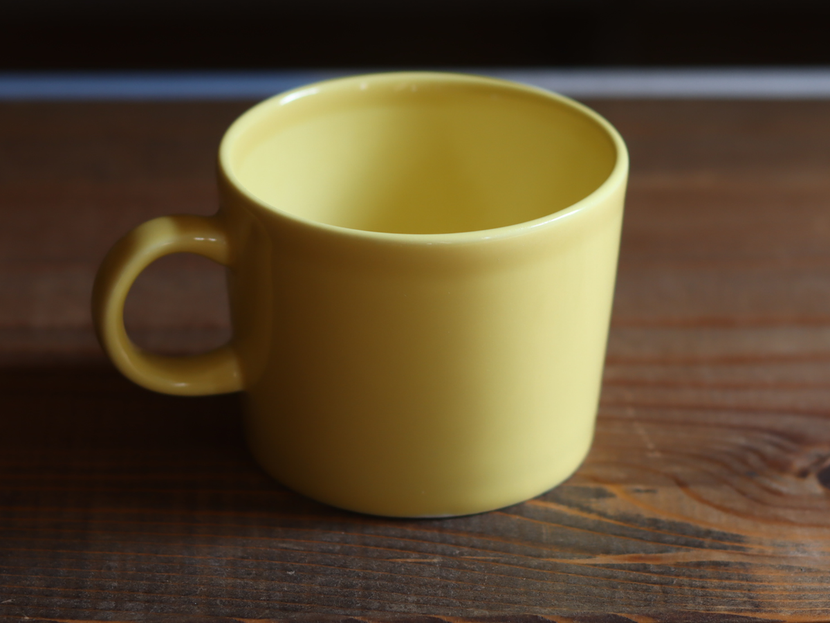 Arabia Teema Coffee Cup 1.5dl Yellow / Kaj Franck｜FINLAND