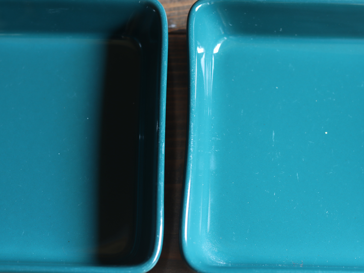 Arabia Teema Square Dish 15cm Green / Kaj Franck｜FINLAND