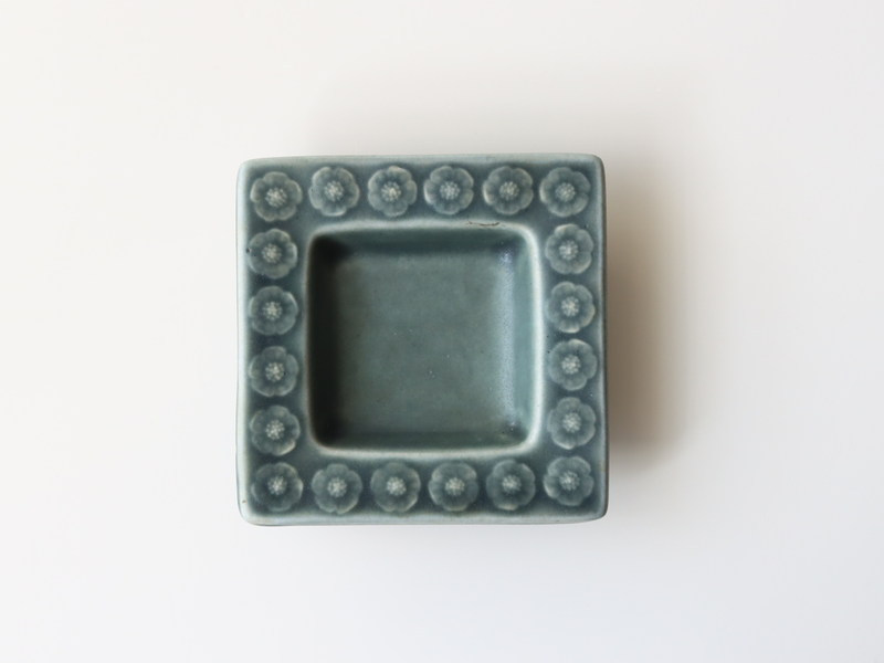 Jens.H.Quistgaard （イェンス・クイストゴー） Azur （アズール） square tray │ 北欧ヴィンテージ デンマーク 食器 アッシュトレイ 陶磁器