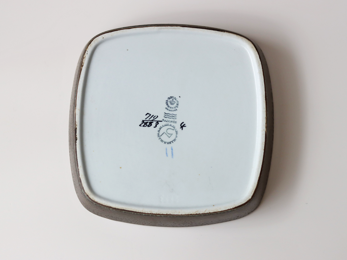 Royal copenhagen （ロイヤルコペンハーゲン） Baca （バッカ）square plate │ 北欧ヴィンテージ デンマーク 食器 プレート 陶磁器