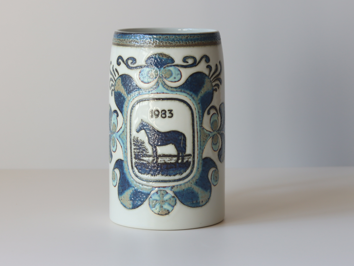 Royal Copenhagen（ロイヤルコペンハーゲン） Tenera マグカップ 馬 1983年 ｜ 北欧ヴィンテージ デンマーク