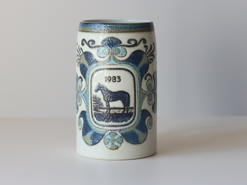Royal Copenhagen（ロイヤルコペンハーゲン） Tenera マグカップ 馬 1983年 ｜ 北欧ヴィンテージ デンマーク