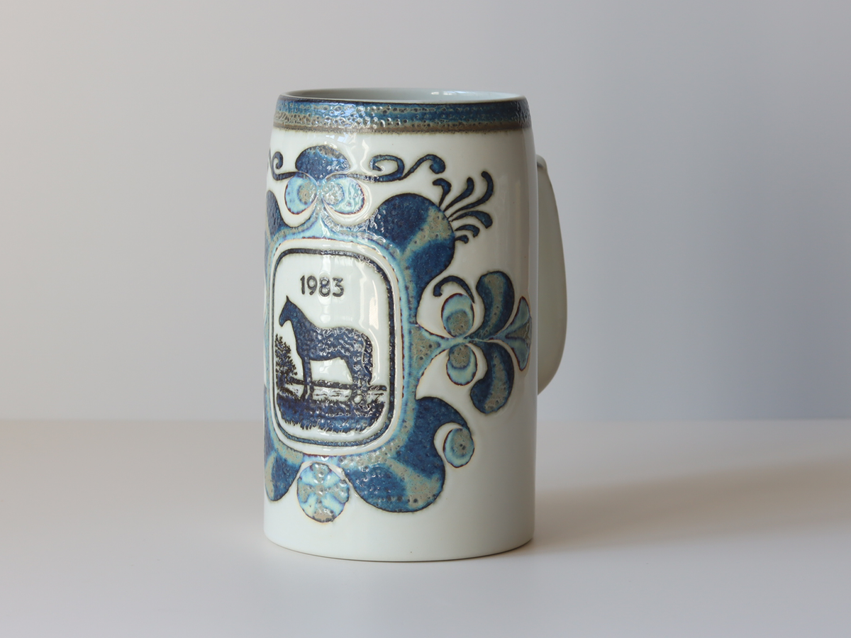 Royal Copenhagen（ロイヤルコペンハーゲン） Tenera マグカップ 馬 1983年 ｜ 北欧ヴィンテージ デンマーク