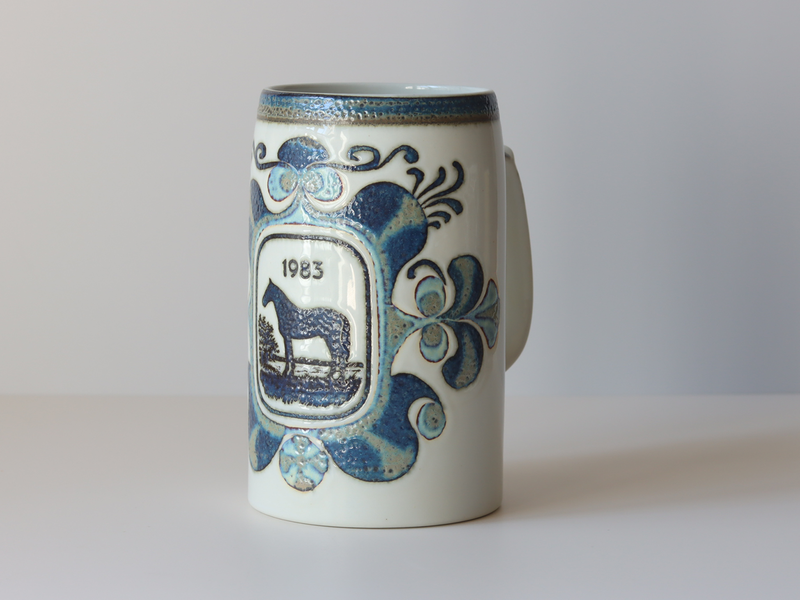 Royal Copenhagen（ロイヤルコペンハーゲン） Tenera マグカップ 馬 1983年 ｜ 北欧ヴィンテージ デンマーク