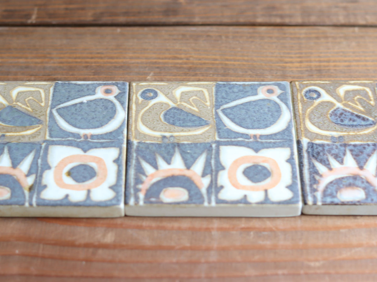 Royal Copenhagen（ロイヤルコペンハーゲン） Baca Tile 鳥 スモール / Johanne Gerber ｜ 北欧ヴィンテージ デンマーク