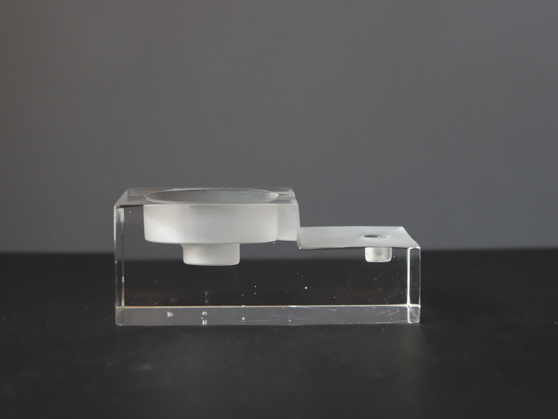 Kosta Boda （コスタ・ボダ）candle holder Crystal │ 北欧 スウェーデン ヴィンテージ キャンドルホルダー ガラス