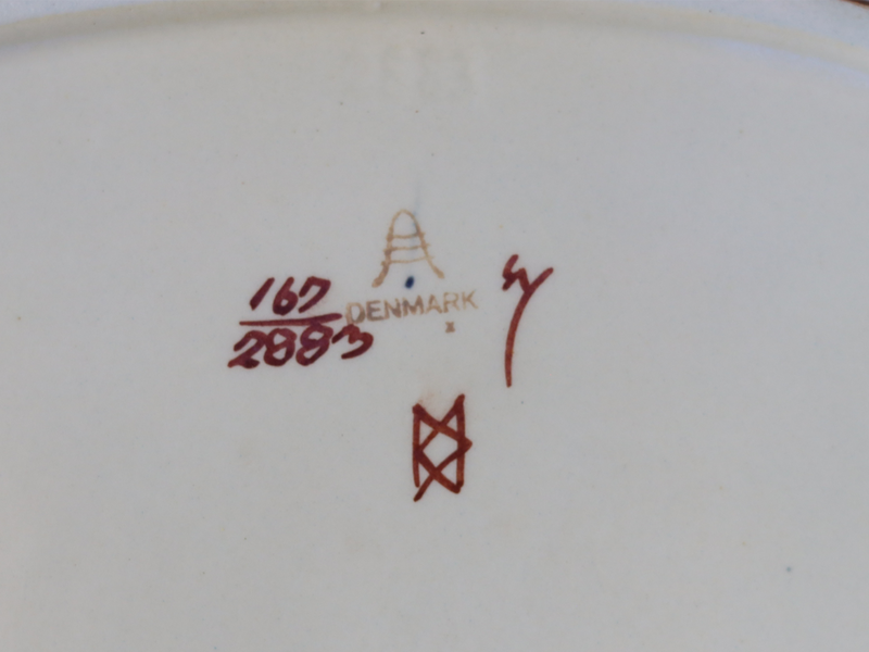 Royal copenhagen （ロイヤルコペンハーゲン） Tenera （テネラ）17cm square plate BB │ 北欧ヴィンテージ デンマーク 食器 プレート 陶磁器