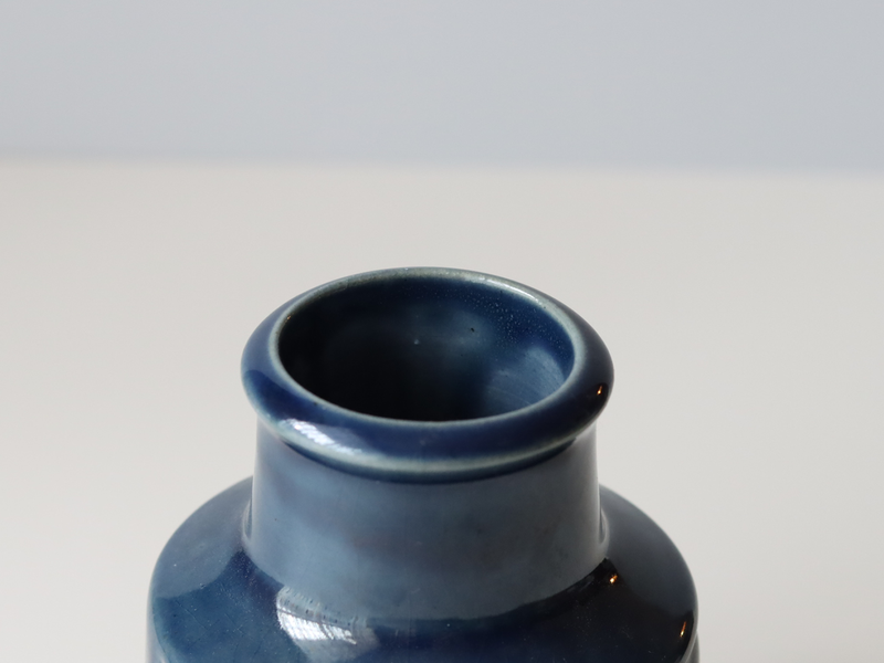 Michael Andersen&son（マイケル・アンダーセン） vase blue M │ 北欧ヴィンテージ デンマーク 花瓶 陶磁器
