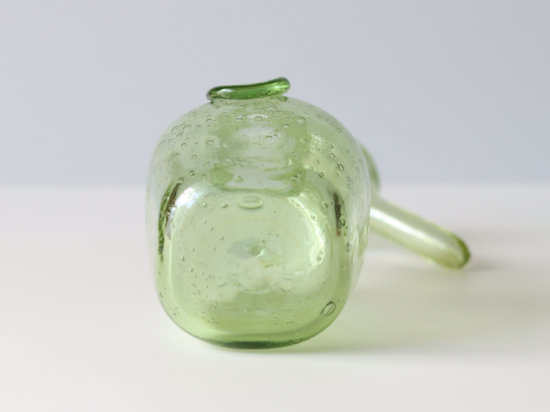 Boda （ボダ）Erik Höglund（エリック・ホグラン）bottle/decanter green H20cm │ 北欧 スウェーデン ヴィンテージ ガラス ボトル デキャンタ