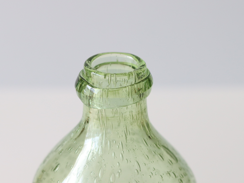Boda （ボダ）Erik Höglund（エリック・ホグラン）bottle/decanter green H20cm │ 北欧 スウェーデン ヴィンテージ ガラス ボトル デキャンタ