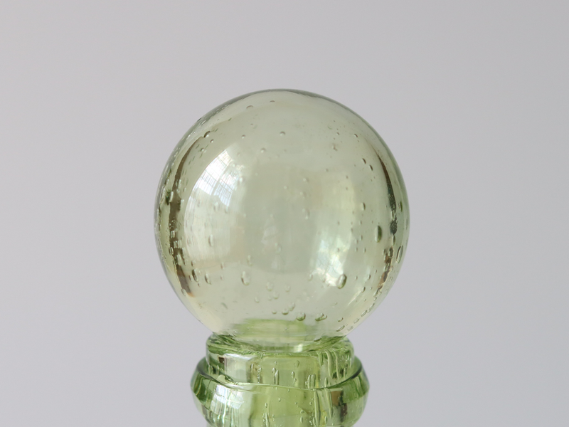 Boda （ボダ）Erik Höglund（エリック・ホグラン）bottle/decanter green H20cm │ 北欧 スウェーデン ヴィンテージ ガラス ボトル デキャンタ