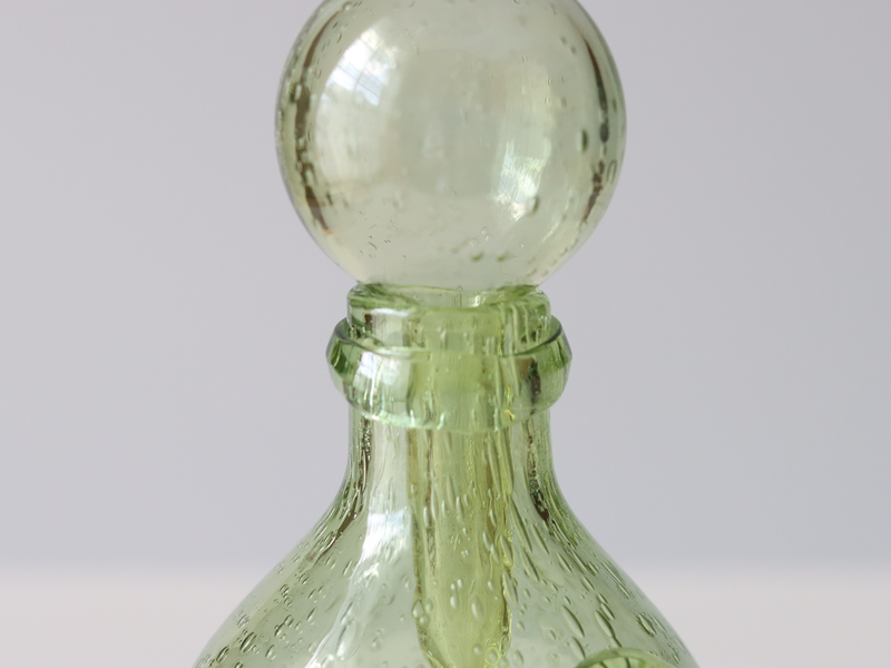 Boda （ボダ）Erik Höglund（エリック・ホグラン）bottle/decanter green H20cm │ 北欧 スウェーデン ヴィンテージ ガラス ボトル デキャンタ