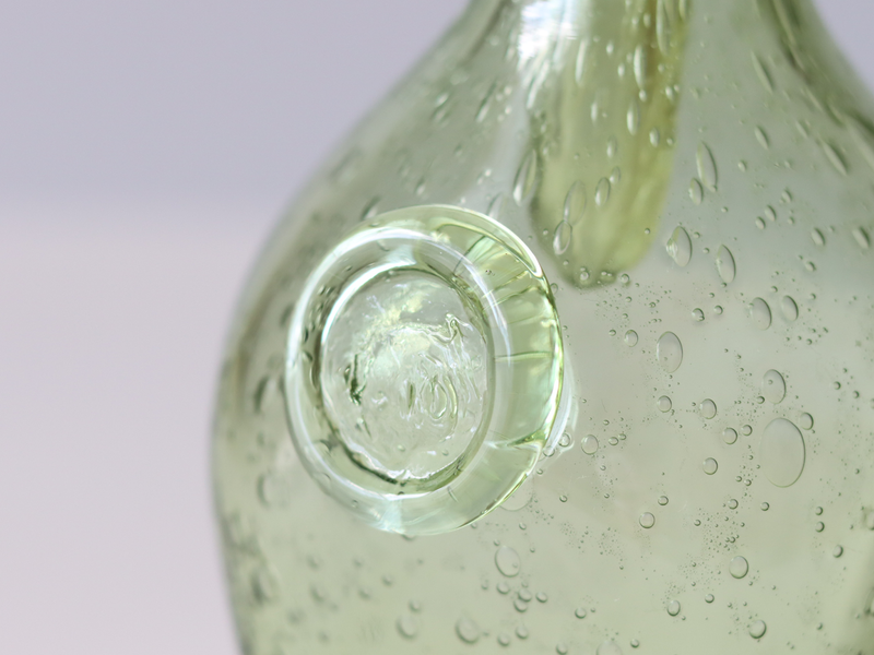 Boda （ボダ）Erik Höglund（エリック・ホグラン）bottle/decanter green H20cm │ 北欧 スウェーデン ヴィンテージ ガラス ボトル デキャンタ