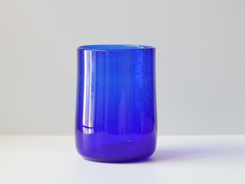 Boda（ボダ） フラワーベース ブルー H16cm / Erik Höglund ｜ 北欧ヴィンテージ スウェーデン
