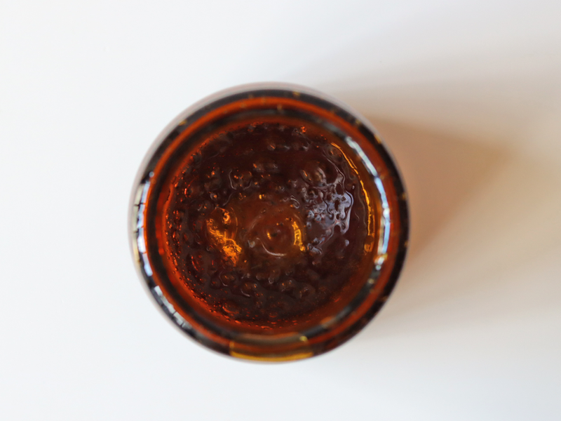 Boda（ボダ） フラワーベース アンバー H13.5cm / Erik Höglund ｜ 北欧ヴィンテージ スウェーデン