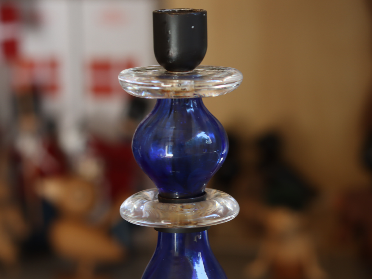 Boda Candle Holder 2-Tier Blue / Erik Höglund｜SWEDEN