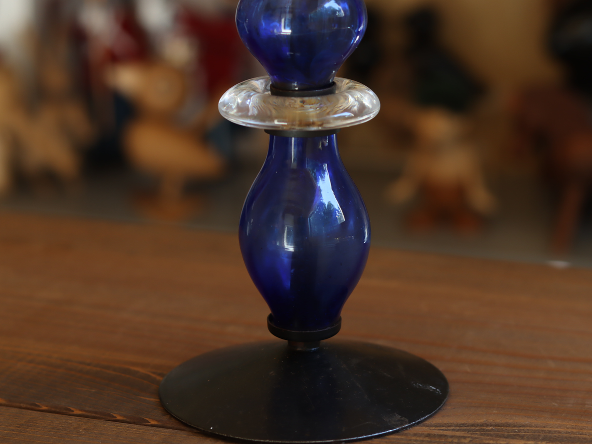 Boda Candle Holder 2-Tier Blue / Erik Höglund｜SWEDEN
