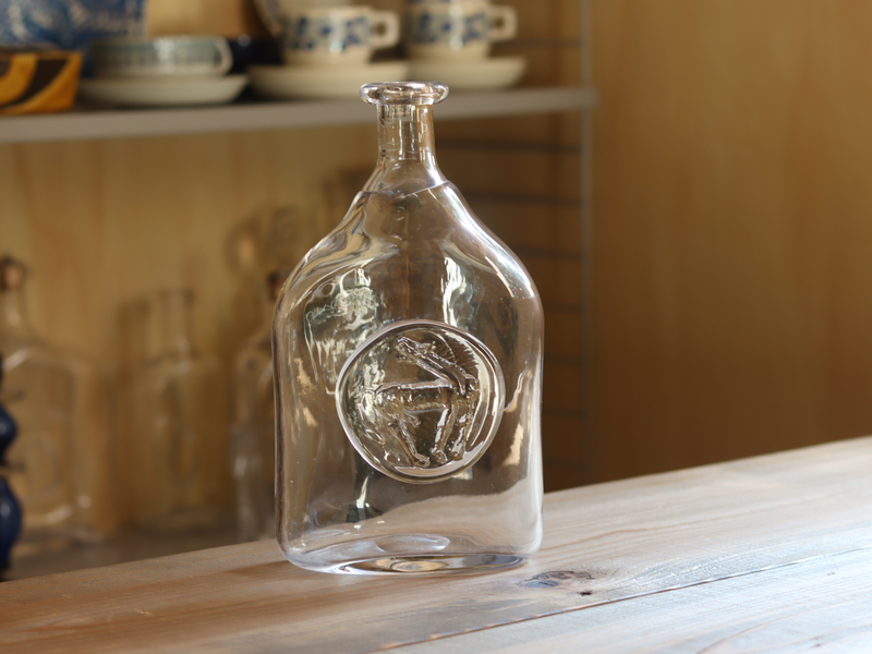 Boda Horse Bottle Clear H178 / Erik Höglund｜SWEDEN
