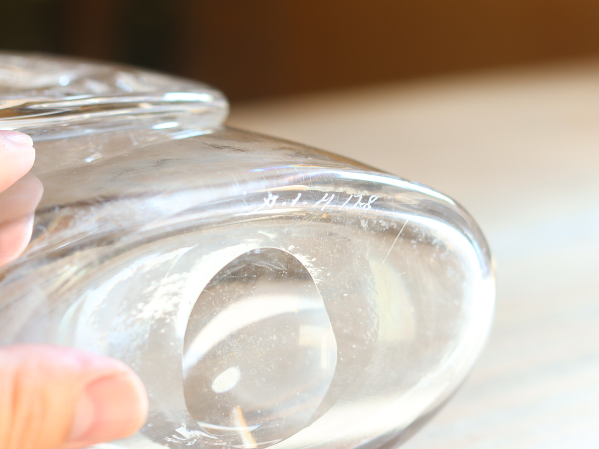 Boda Horse Bottle Clear H178 / Erik Höglund｜SWEDEN