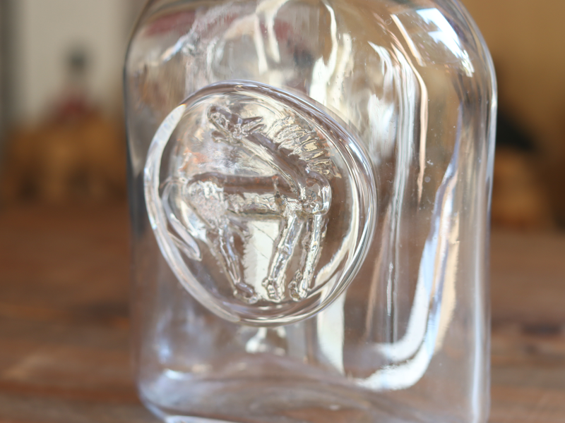 Boda Horse Bottle Clear H178 / Erik Höglund｜SWEDEN
