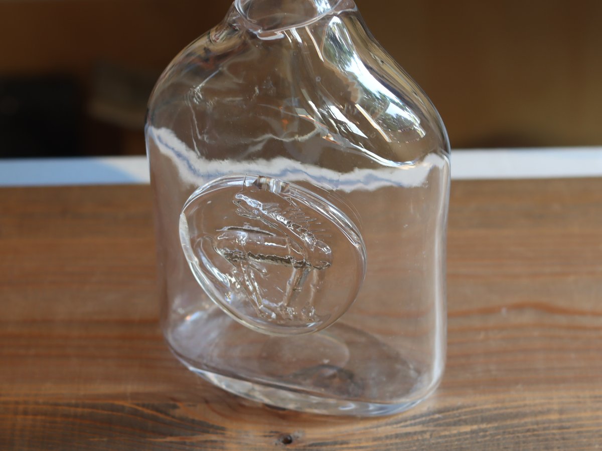 Boda Horse Bottle Clear H178 / Erik Höglund｜SWEDEN