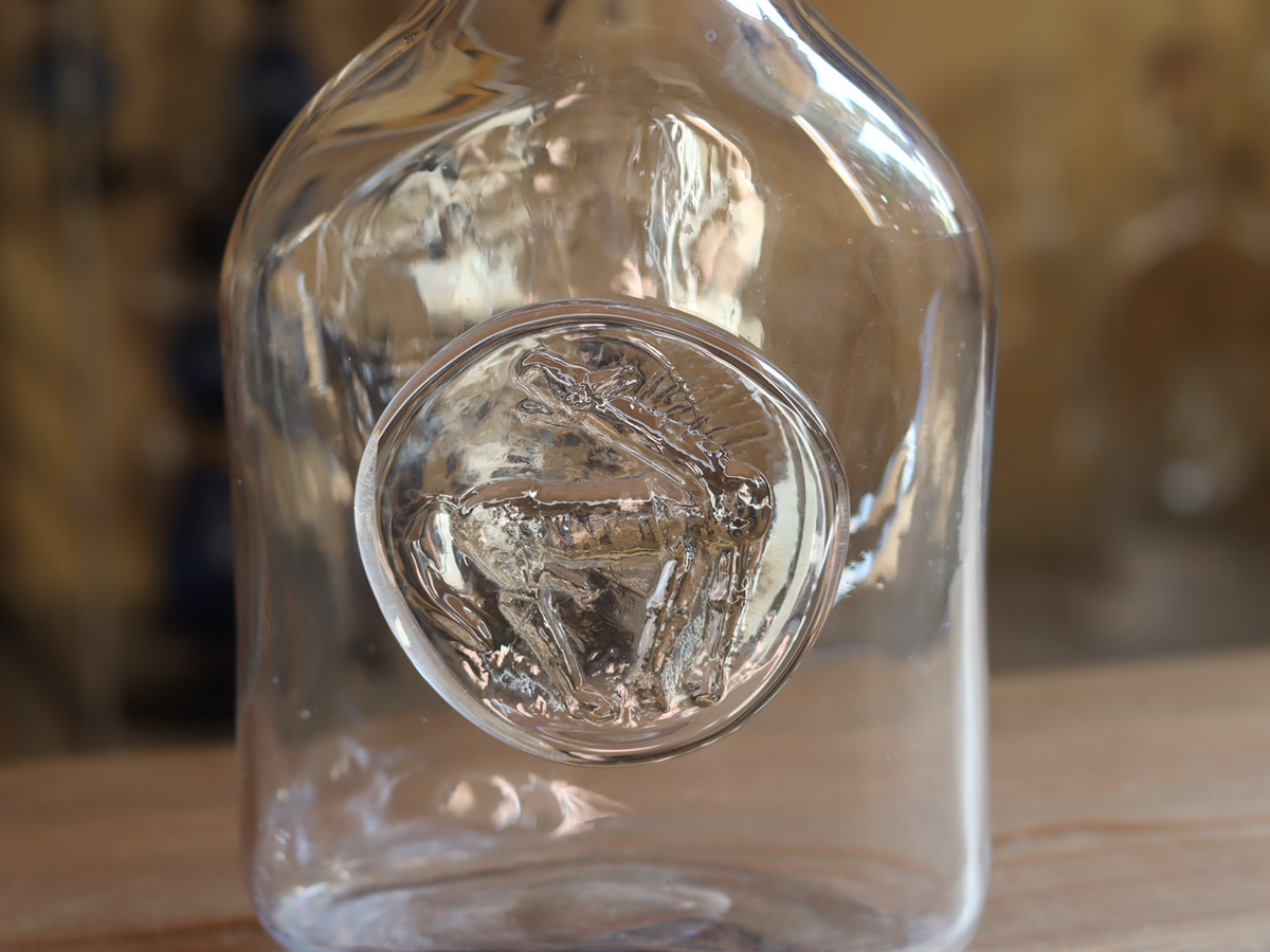 Boda Horse Bottle Clear H178 / Erik Höglund｜SWEDEN