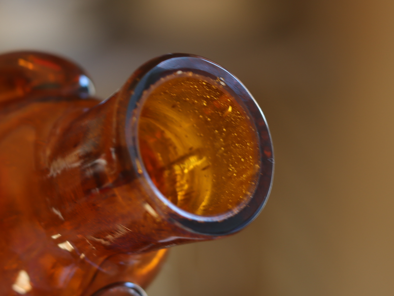 Boda People Decanter Amber H287 / Erik Höglund｜SWEDEN